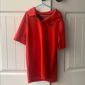 Boys Under Armour polo.